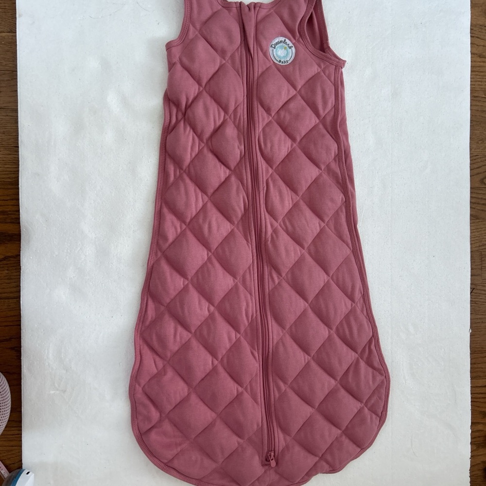 Dreamland baby weighted sleepsack sleep sack large 12-24 months rose